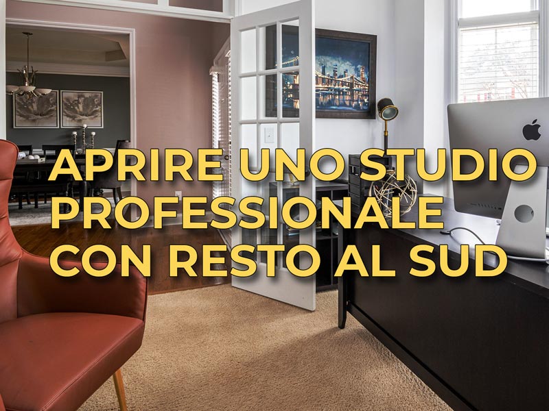 Finanziamento studio professionale